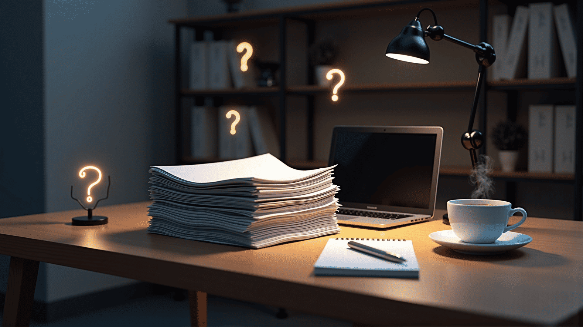 FAQ desk setup